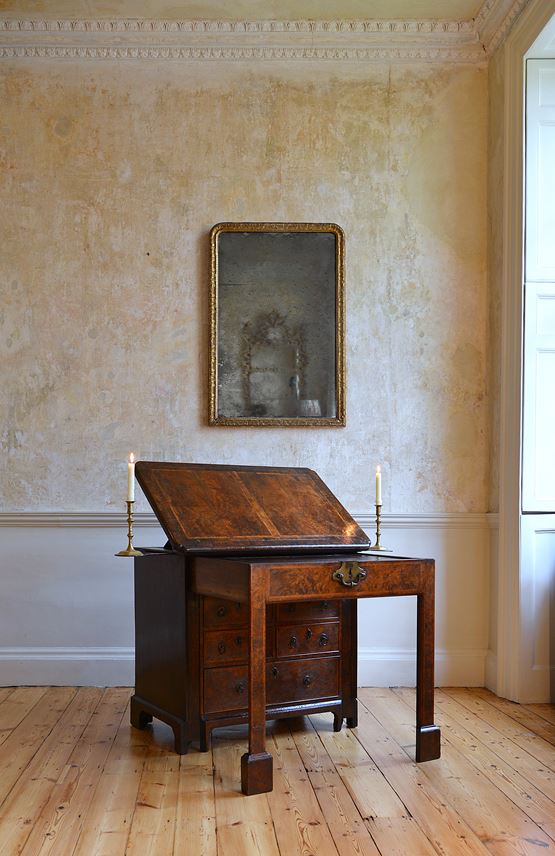 A rare burr walnut  architects desk | MasterArt